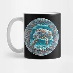 Manatee under water Mug